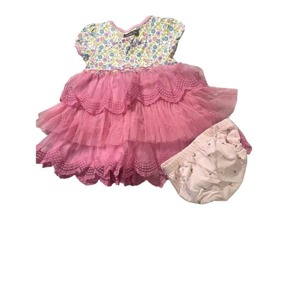 Matilda Jane Dreams Come True Dress Daydream Infant Girls Size 12 - 18 months Ex - Picture 6 of 14